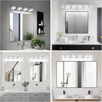 IZORRO LED Modern Bathroom Lights Fixtures, Chrome Acrylic Wall Lighting - Image 6