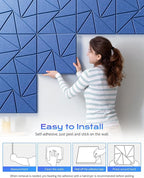 12 Pack Acoustic Panels, Sound Proof Foam Panels - Image 6
