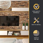 AZ Faux High-Density Polyurethane Faux Stone Interlocking Left Endcap - Image 5
