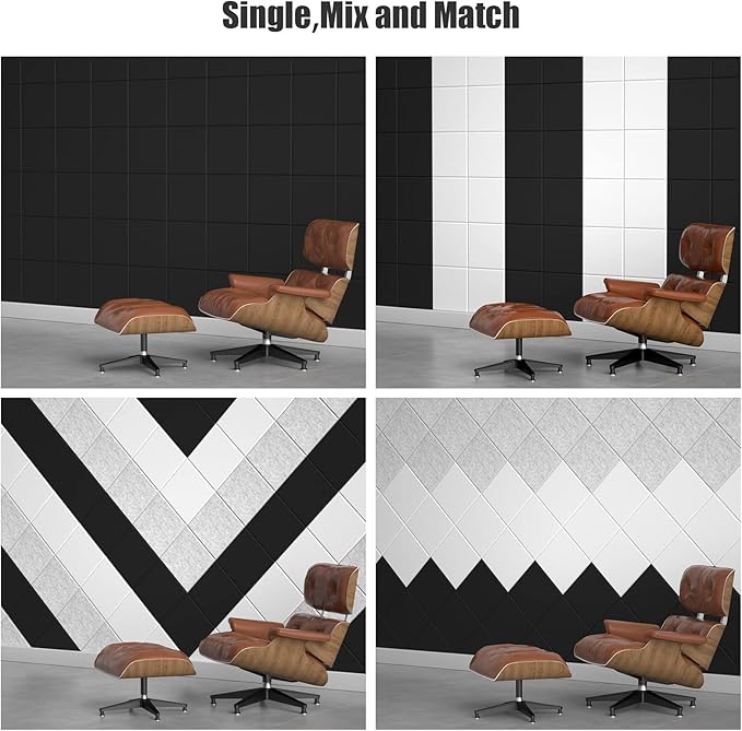 Sonicism 8 Pack Acoustic Wall Panels - Image 2