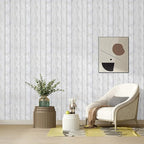 White Gray Wood Wallpaper 17.71 in X 393 in Peel and Stick Removable Decorative - Image 9