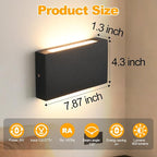 Black Wood wall sconces Lights Indoor - Image 4