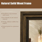 Full Length Mirror 71"x30", Large Solid Wood Frame Floor Mirror, Leaning Floor - Image 3