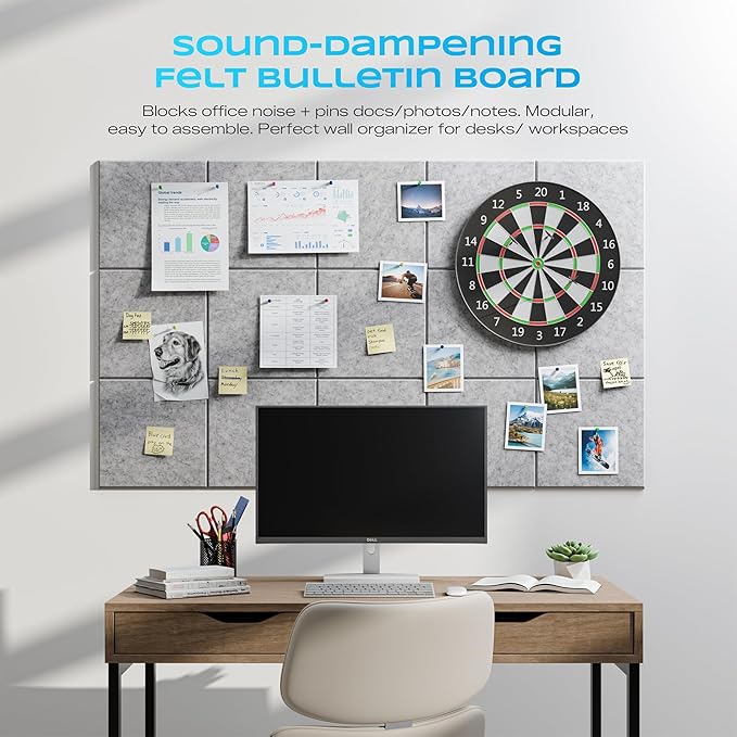 22 Pack Self Adhesive Acoustic Panels, Soundproof Wall Panels - Image 4