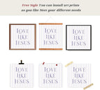 LARTSFRO Coquette Purple Bow Jesus Wall Art Decor Posters, Inspirational Bible - Image 4