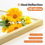 Sweetcrispy 24"x36" Arched Gold Bathroom Mirror Wall Mounted Vanity Metal Frame - Image 3