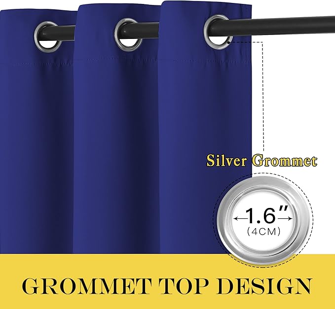 NICETOWN Blackout Curtains 120 inch Length - Image 6