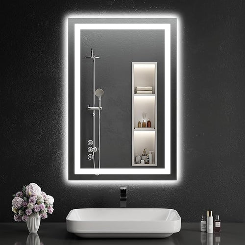 24"x36" LED Bathroom Mirror by WISSMILESHOME