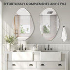 TRAHOME Irregular Asymmetrical Wall Mirror - Image 2