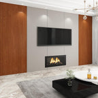 8-Pack WPC Wall Panels 118’’ x 6.3’’ 3D Slat Wall Panel Acoustic Wall Paneling - Image 4