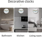 CHYLIN Wall Clock 14 Inch Bathroom Clock, Rustic Wall Clocks Battery Operated - Image 6