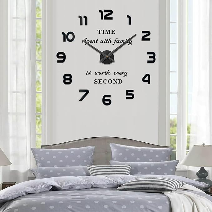 VANGOLD Large Wall Clocks for Living Room Decor, Decorative Wall Clocks Battery - Image 8