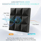 JBER 24 Pack 2" X 12" X 12" Acoustic Foam Panels, Soundproofing Wall Studio - Image 3