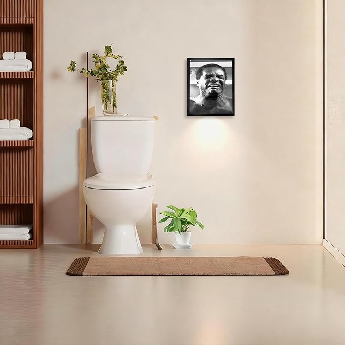 Black and White Bathroom Wall Decor Funny Bathroom Picutres, Vintage Comedy - Image 3