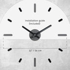 Presentime & Co Large Frameless DIY Wall Clock - Image 7