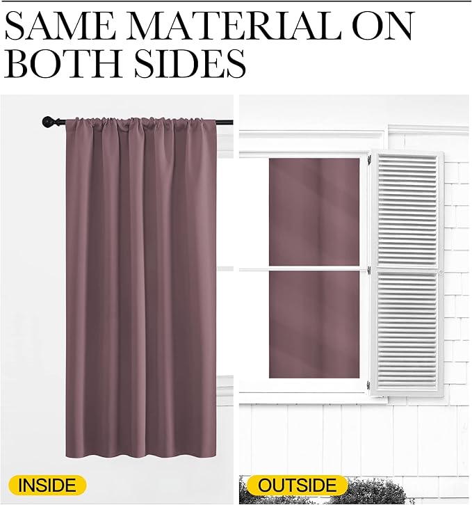 NICETOWN Blackout Curtains for Bedroom, Home Decorations Thermal Insulated - Image 6