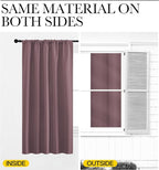 NICETOWN Kitchen Curtains, Short Blackout Curtains & Drapes, Small Window - Image 6