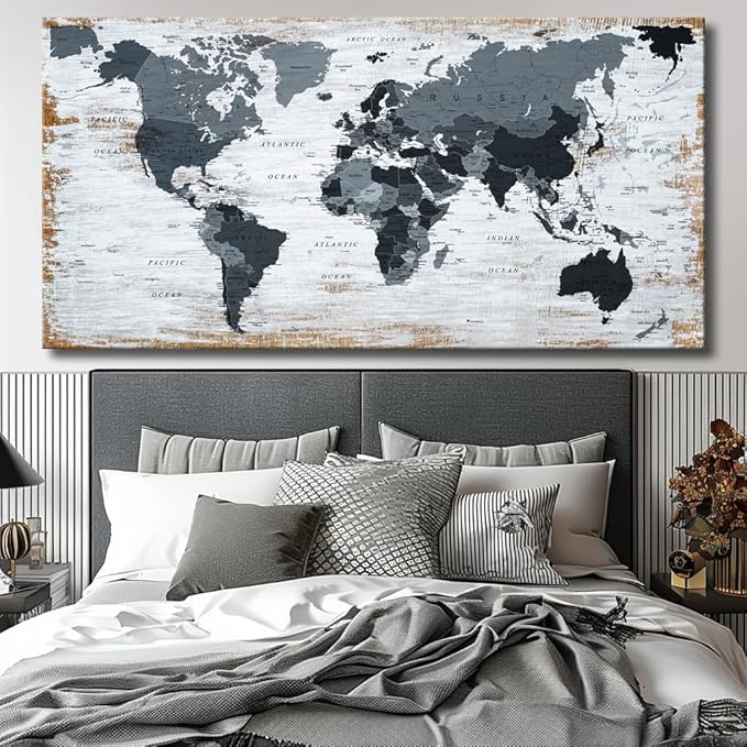 Canvas Wall Art Black Wall Decor Office Pictures - Image 2