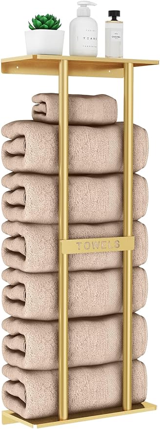 STWWO Bathroom Towel Storage Rack by STWWO