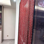 ave split Decorative Door String Curtain Wall Panel Fringe Window Room Divider - Image 3