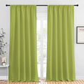 NICETOWN Blackout Curtains for Living Curtains, Fresh Green, 2 Panels, 52 by 95 by NICETOWN