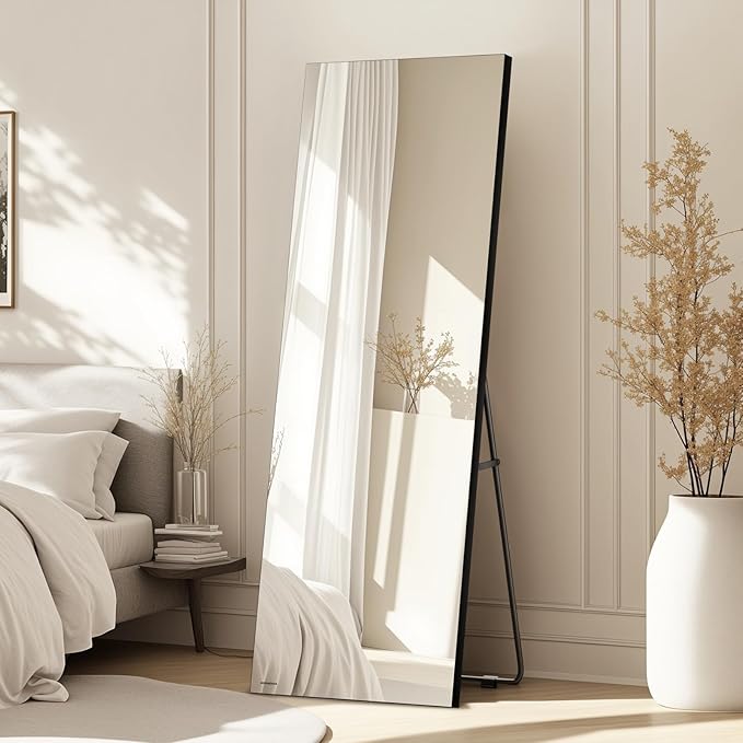Kosmonia 58x18 Frameless Full Length Silver Coating Mirror w/Distortion Free - Image 2