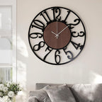 Cuspin 30 Inch Large Wall Clock, Silent Non Ticking Battery Operated Arabic - Image 3