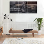Mindset is Everything Motivational Wall Art, KAWAHONE Inspirational - Image 5