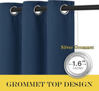 NICETOWN 66 Inch Long Blackout Curtains - Image 3