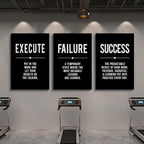 Framed Canvas Wall Art Success Quote, Office Wall Art, Positive Motivational - Image 6