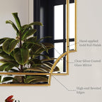 Kelly Miller 20"x30" Small Gold Bathroom Mirror - Image 6