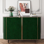 YENHOME 30"X393" Dark Green Velvet Wallpaper Peel and Stick Vintage Green - Image 3