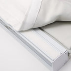DEJAVU Cordless White Roman Shades, Fabric Thermal Insulated Blinds, Custom - Image 5