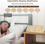 DreamSky Wooden Digital Alarm Clock - Image 4