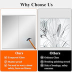 Ruomeng Home Gym Mirror, Large Frameless Body Mirror Tempered Glass - Image 4