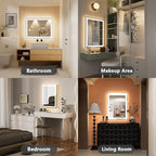 24x32 LED Bathroom Mirror with Lights, Super Bright Front & Backlit Vanity - Image 9