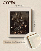 VIYYIEA Framed Wall Art for Living Room, Butterfly Canvas Prints, Vintage Home - Image 2