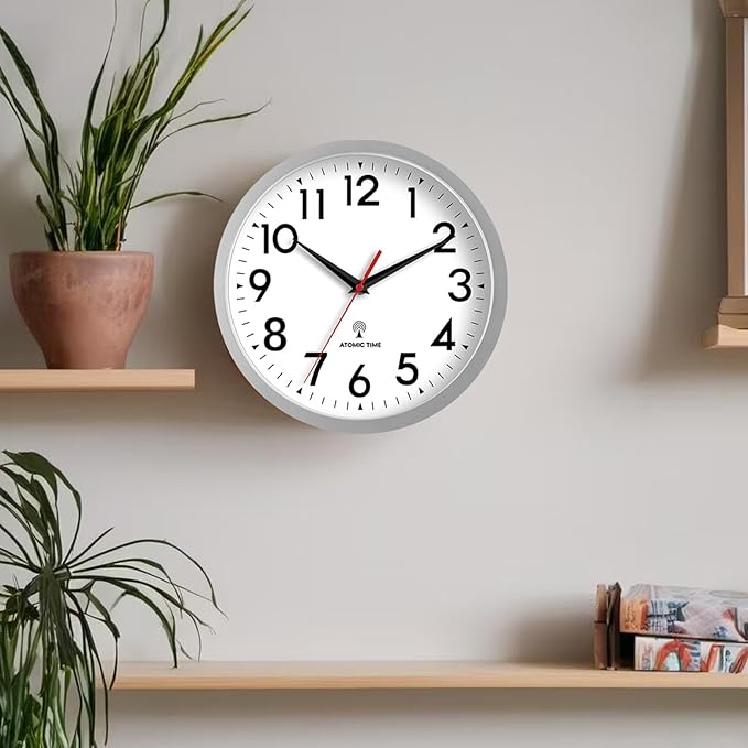 DAXSMY Atomic Wall Clock Analog 12 Inch Battery Operated Modern Decorative - Image 3