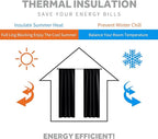 RYB HOME Small Window Curtains Blackout, Privacy Thermal Insulating Drapes - Image 3