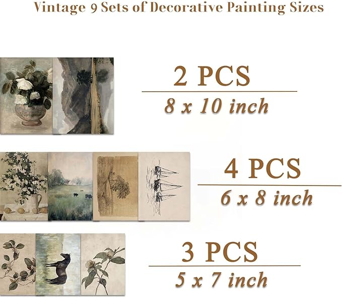 Vintage Wall Art Decor, Farmhouse Wall Prints - Image 4