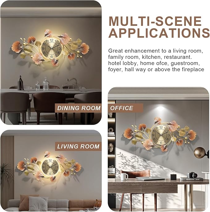 Large Wall Clocks for Living Room Decor - Image 4