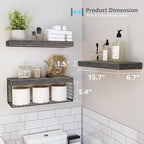QEEIG Bathroom Shelves Over Toilet - Image 3