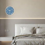 XNM Blue Minimalist Wall Clocks Battery Operated 8 Inch Classic Analog Clock - Image 4