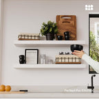 BAOBAB WORKSHOP Wood Floating Shelves - Image 2