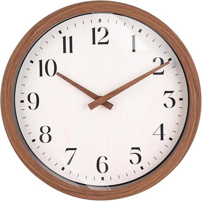 Topkey 12 Inch Silent Wall Clock by Topkey