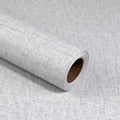 Grey Grasscloth Peel and Stick Wallpaper, Textured Vintage Contact Paper by MANONIRIA