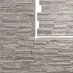 EverStone Cascade Faux Stone Panel, 48 5/8"W x 24 3/4"H x 1 1/4"D - Image 9