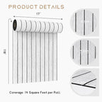 VEELIKE Whitewashed Oak Wood Wall Panel Peel and Stick Foam Slat Panels - Image 8