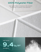 18-Pack Acoustic Panels, Peel & Stick Sound Proof Foam Panels - Image 5