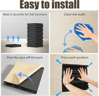18 Pack Sound Proof Foam Panels, Decorative Soundproof Wall Panels Sound - Image 6
